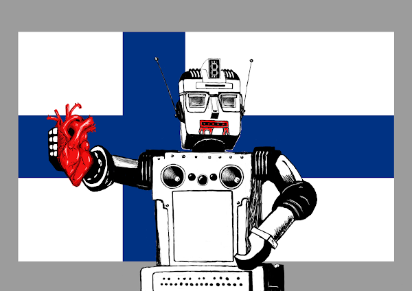 Sweetheart Finland❤️
NFT collection RoBionica! 1375
tinyurl.com/pvc6563m

opensea.io/collection/rob…

#nft #robot #opensea #openseaNFT #nftcreator #newnft #cryptoartist #sweetheart #heart #finland #suomi #suomenlippu #finnishflag #blood #rockstar #nordicmen #scifi #asimov #fun