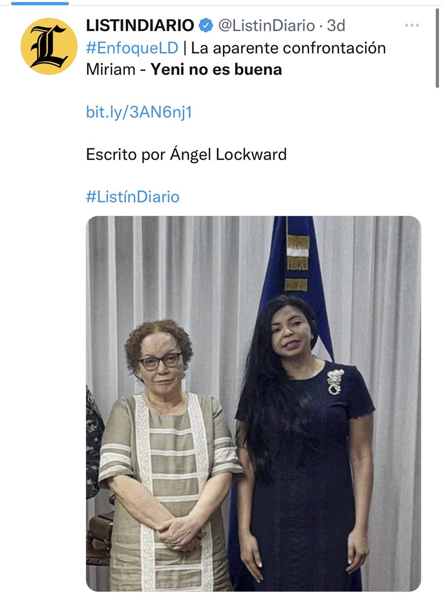 FelixPortes's tweet photo. Para los que no entendían la campañita montada en contra de Doña Miriam Germán y @YeniBerenice. 
Lean aquí: https://t.co/MzC0HX8UdG https://t.co/lpwGKjT7qs