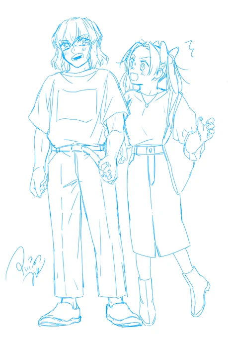 せっかくだしこれ綺麗にペン入れしようかなしかし私は洋服が描けない 