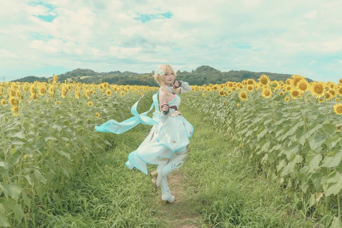 【コスプレ cosplay 原神 / 蛍】『太陽に向かって』Photo by  