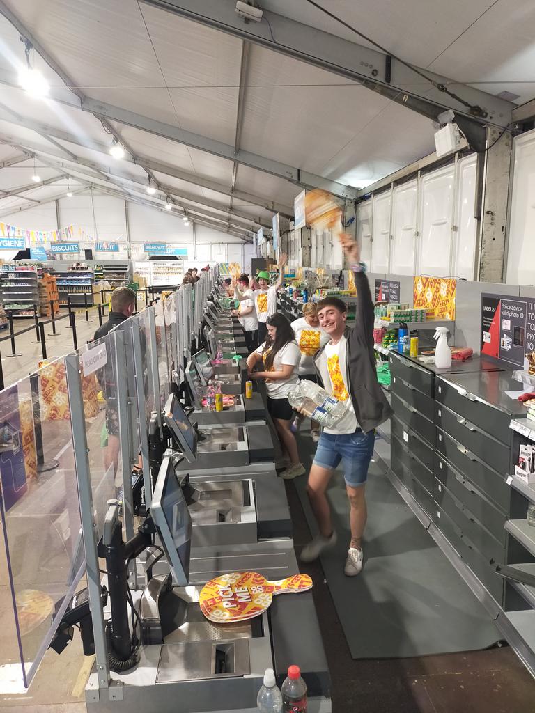 Well we survived ready for the last shift at Leeds festival #wevegotthis #leedsfestival