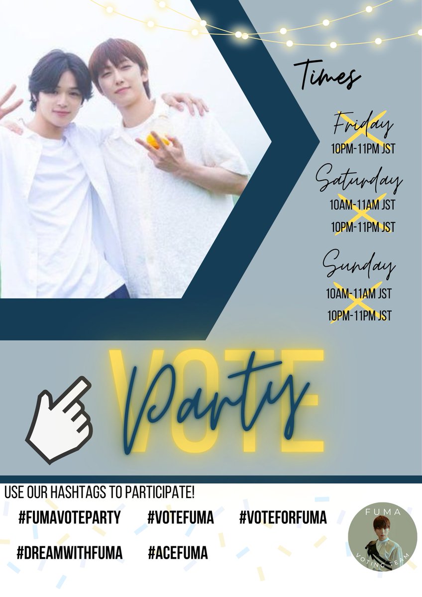 FUMAPROTECT's tweet photo. Thank you to everyone who participated in our vote parties! it was a blast, and everyone smashed it! Once again thank you for supporting our Fuma. #FUMAVOTEPARTY #VOTE_FOR_FUMA #VOTEFUMA #DREAMWITHFUMA #ACEFUMA https://t.co/r5qzZYJqjO