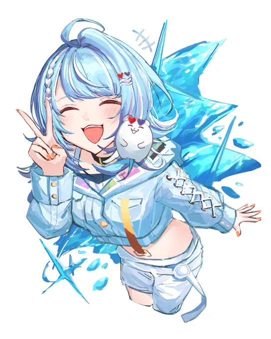 デビューおめでとうらむねちゃん!! #らむねはいか画 