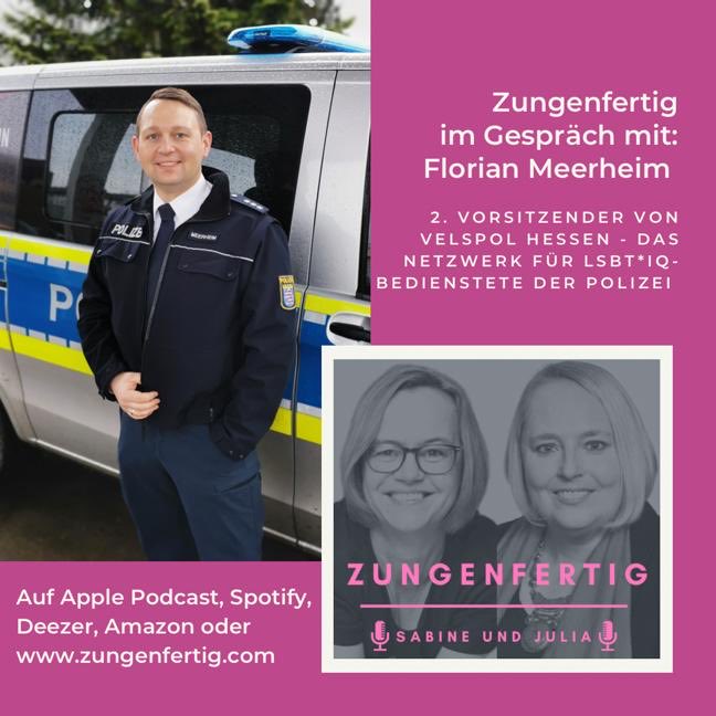 Aktenzeichen LSBT*IQ: Im Gespräch mit Florian Meerheim über queerfeindliche Straftaten, seinen Traumberuf und die Renovierung der #Polizei von innen. 

zungenfertig.com/folgen

#Podcast #Zungenfertig #lgbtiq #velspol ⁦<a href="/VelsPol/">VelsPol</a>⁩