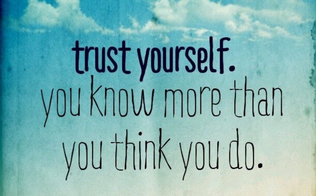 Survivors have major trust issues. Trusting others is one thing. We need to Trust ourselves. Our memories, feelings, instincts. How do we learn to Trust the one person that matters the most?

Join #SurvivorTough Chat 3-4 edt Tues Aug 30 to talk about Trusting Ourselves