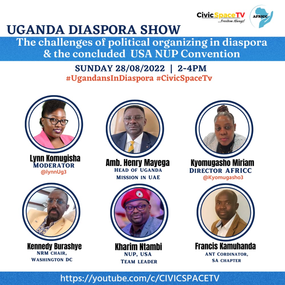 "Uganda might not be having political refugees leaving the country but t has mass exodus of economic refugees of youth who are leaving the country due to poverty"- <a href="/kyomugasho3/">Miriam Kyomugasho</a> Poverty &amp; levels in UG are increasing ac'dg -UBOS #UgandansInDiaspora #CivicSpaceTV <a href="/NRMOnline/">NRM Party</a> <a href="/ccgea1/">Center for Constitutional Governance (CCG)</a>