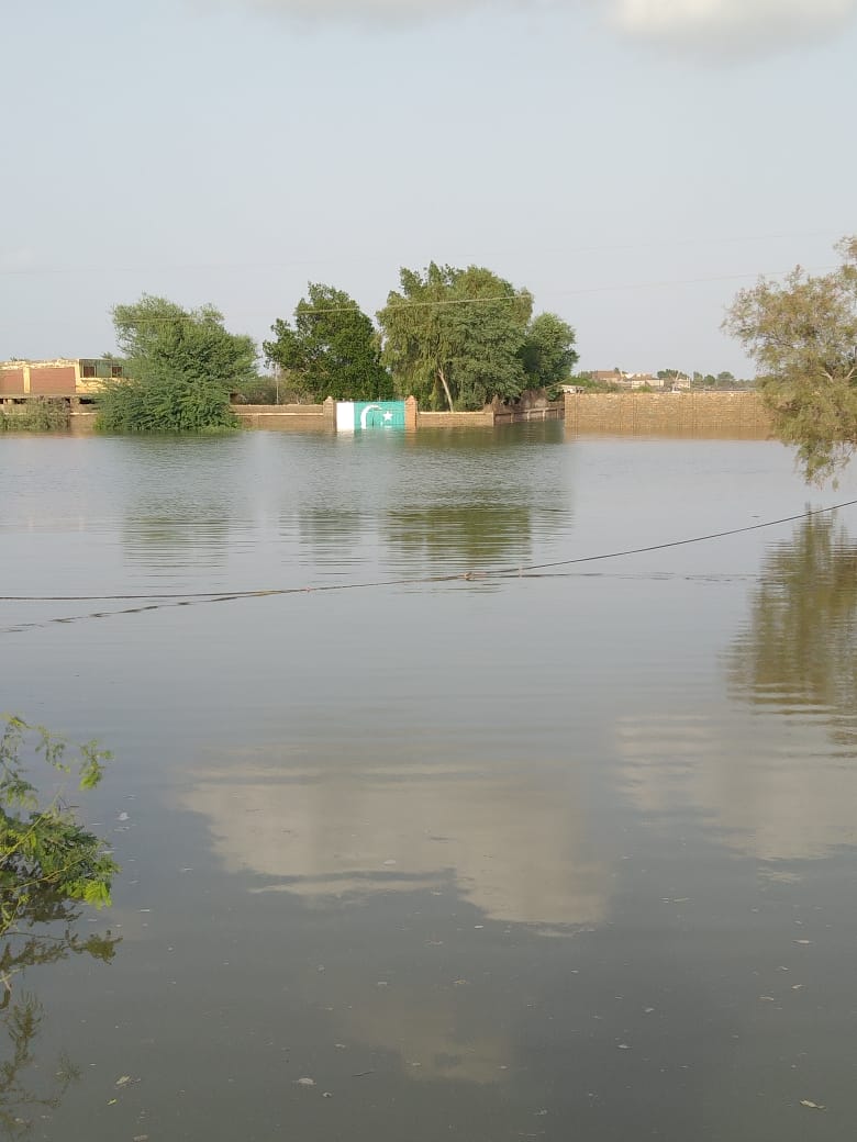 MehroJamali's tweet photo. Current situation at village Chowki Jamali Jafarabad.
We need donations to continue helping families of students at my school and hundreds of others. #Balochistanflood #balochistannotpakistan https://t.co/Ou7w4BXEtM