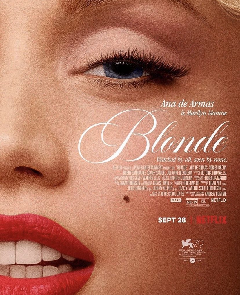 Louisboy40's tweet photo. Can wait Sept.28 😎🤩 #Netflix #AnaDeArmas #MarilynMonroe https://t.co/VE7v0yhbJq