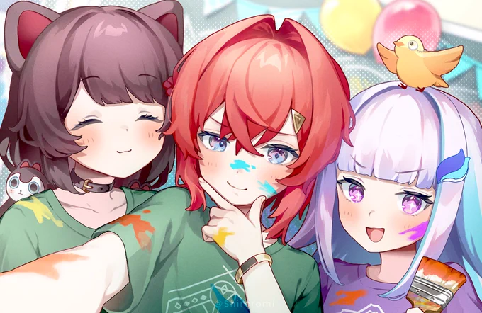 さんばか!にじフェス楽しみ～!#ふれふれにじフェス2022#絵ンジュ #いぬいらすと #ヘル絵スタ 