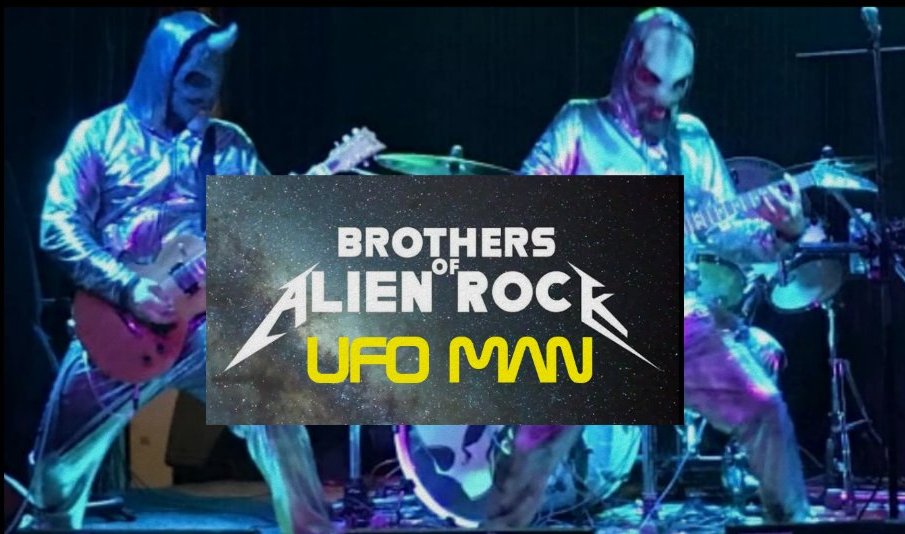 ufoman59's tweet photo. NEW Hit Single "UFO MAN" by BROTHERS OF ALIEN ROCK - Released Worldwide. #ufotwitter #uaptwitter #brothersofalienrock #studioversion #rock #UFOMAN https://t.co/0R0pgwf8xj https://t.co/6crufNWXl1