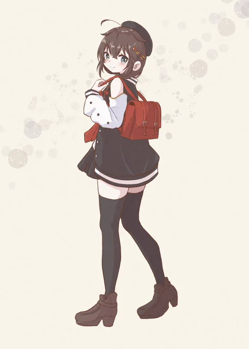 #自分の好きなキャラ一人の画像を四枚貼る時雨ちゃん!! 