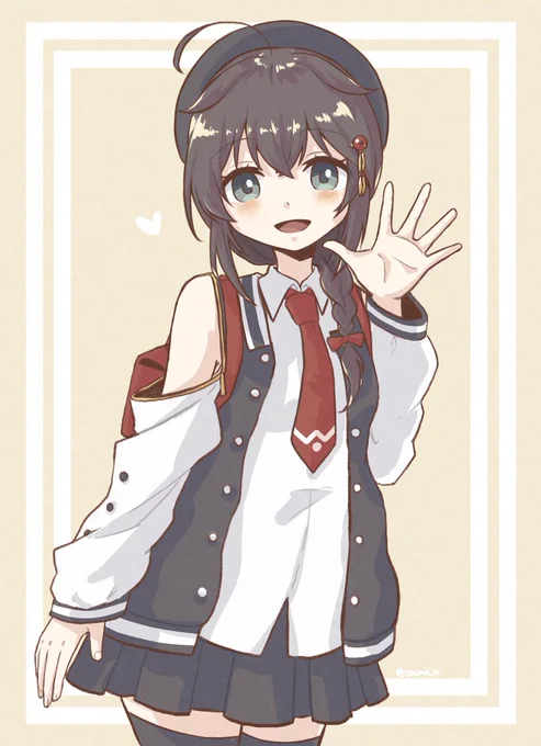#自分の好きなキャラ一人の画像を四枚貼る時雨ちゃん!! 