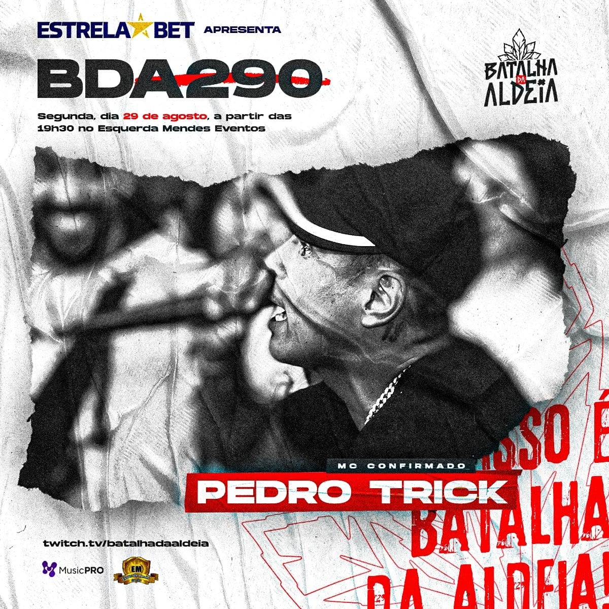 batalhadaldeia's tweet photo. ESSE VAI SURPREENDER!
Pedro Trick chegou com tudo na última vez que colou na BDA trazendo uma batalha absurda contra Jotapê! Agora confirmado esse MC revelação vai vir pra destruir amanha!
#batalhadaaldeia #bda290 #freestyle https://t.co/nvLxpm0V5N