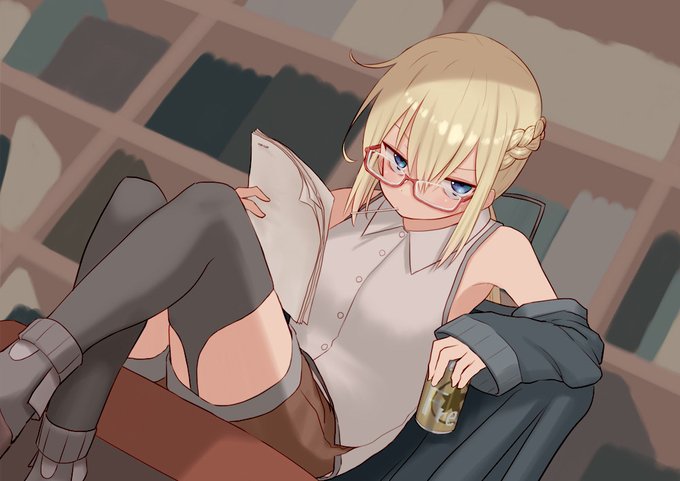 Skeb納品しました。
めがねをがんばりました。 