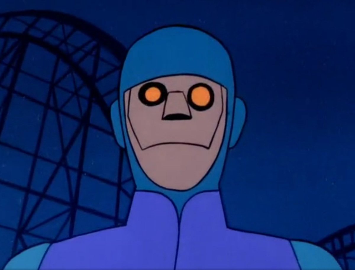 Delphine2204's tweet photo. The Villaines in Season 1 of "Scooby-Doo, Where Are You!" (1969) from worset to best 5/5 
Ep. 8: Crazy Robot
Ep. 15: Ghostly Extraterrestrial Pilot
Ep. 16: two phantom shadows
Ep. 10: The Ghost  Clown
#ScoobyDoo #Scoobydoohistory #scoobydoonsfw #Villainous #WhereAreYou https://t.co/dYEqMxCxYk