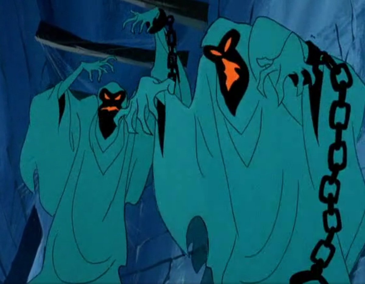 Delphine2204's tweet photo. The Villaines in Season 1 of "Scooby-Doo, Where Are You!" (1969) from worset to best 5/5 
Ep. 8: Crazy Robot
Ep. 15: Ghostly Extraterrestrial Pilot
Ep. 16: two phantom shadows
Ep. 10: The Ghost  Clown
#ScoobyDoo #Scoobydoohistory #scoobydoonsfw #Villainous #WhereAreYou https://t.co/dYEqMxCxYk