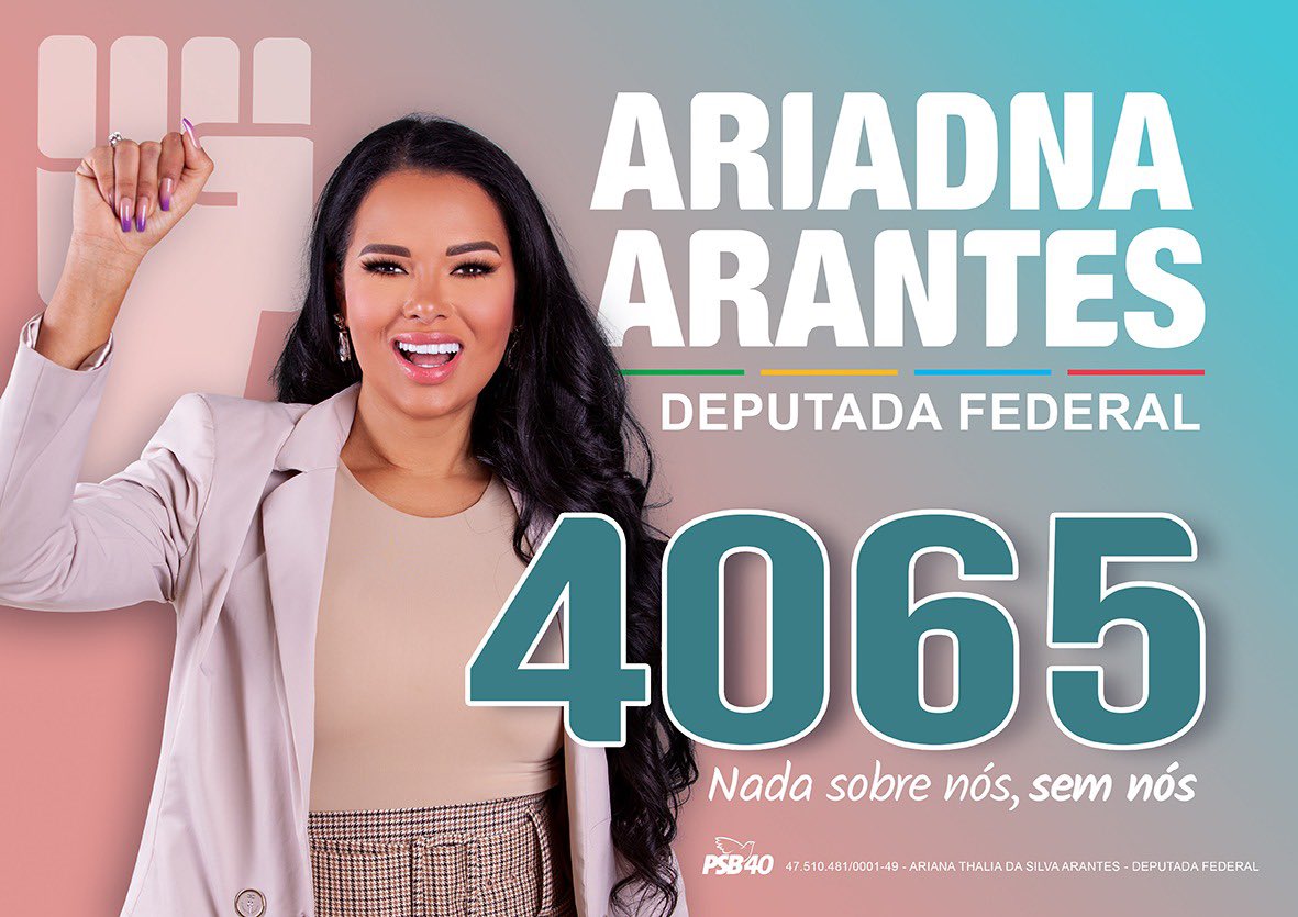 AriadnaArantes's tweet photo. Hoje na Avenida Paulista em Frente ao Mequi1000 estaremos fazendo nosso primeiro panfletado. Espero todos vocês lá… NADA SOBRE NÓS SEM NÓS ✊🏽
#votecomorgulho #ariadnaarantes #deputadafederal #4065 #Eleicoes2022 https://t.co/bHF2241rqO