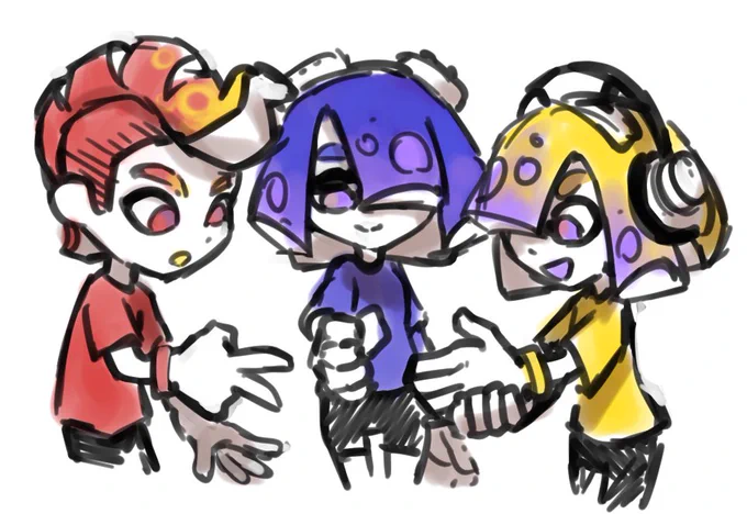 More splatoon sketches 