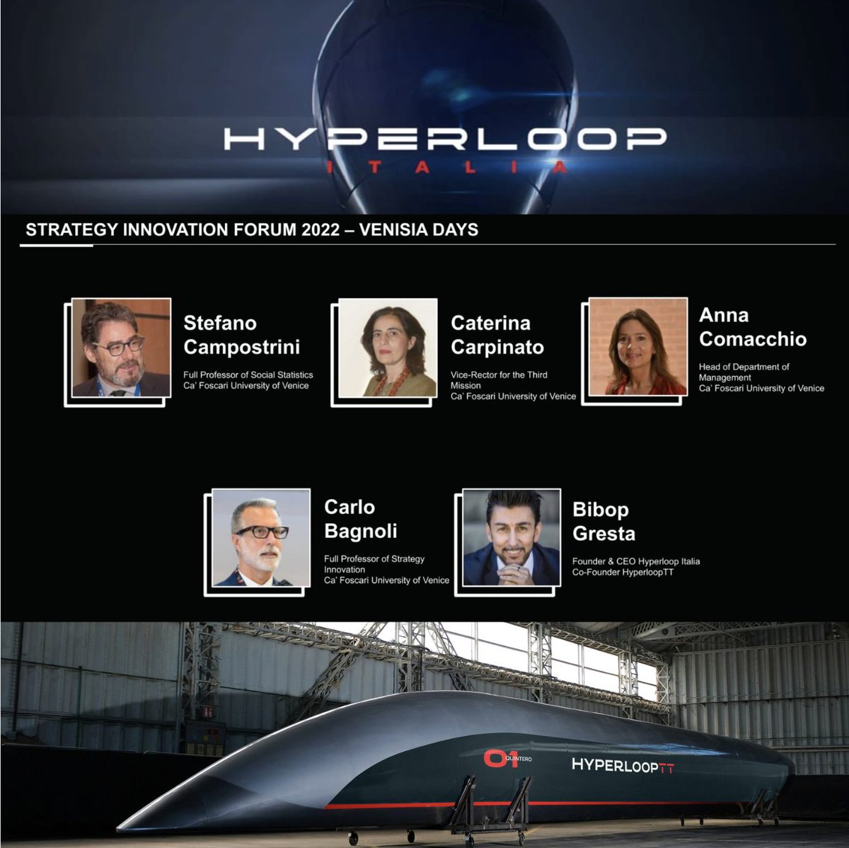 BibopGGresta's tweet photo. Strategy Innovation Forum 2022.

More information; 🔍 Strategy Innovation Forum 2022 https://t.co/yG11l8esCX

.

#sif2022 #venisia #venice #veniceitaly #hyperloop #hyperlooptt #mobility #hyperloopacademy #transport #cafoscari #transportation #transporter #hyperloopitalia https://t.co/lTEPchBEDb