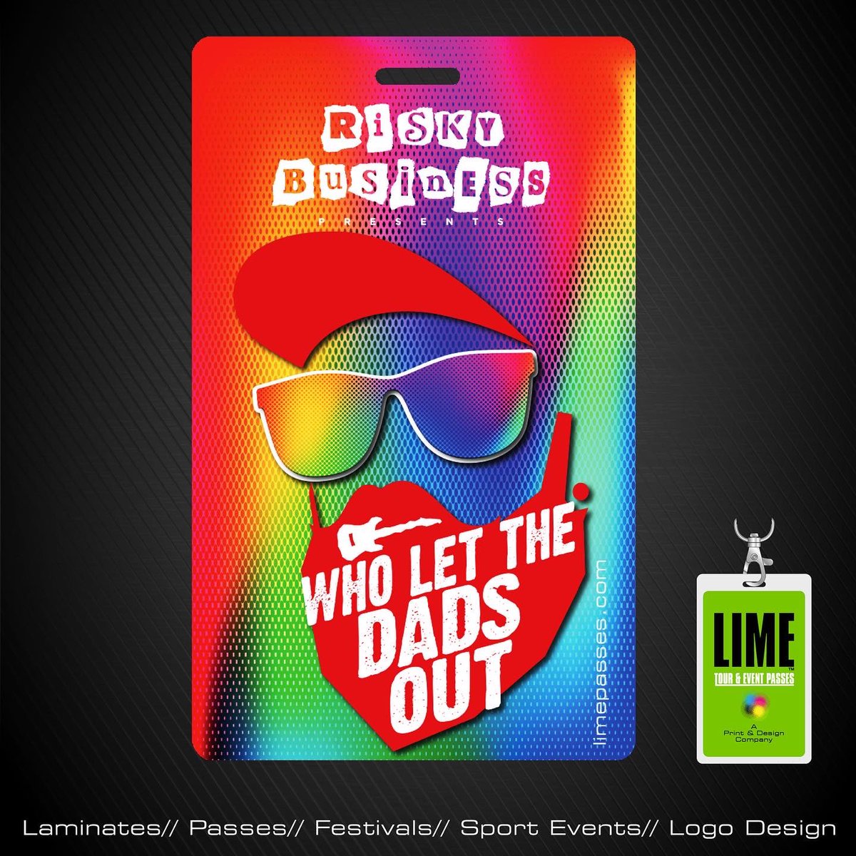 Foiled Passes done for The Who Let the Dads Out stage at #electricpicnic 2019 roll on 2022  #graphicdesign #backstage #pass #crew #rigger #tourmanager #backstagepass #events #ireland #irish