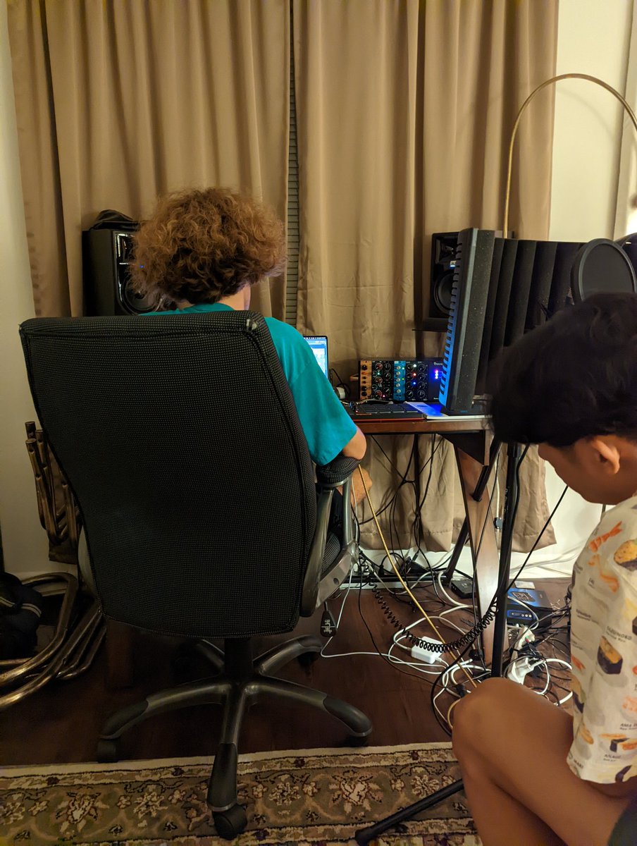 took some risks in the stu I think we got some magic coming 😳