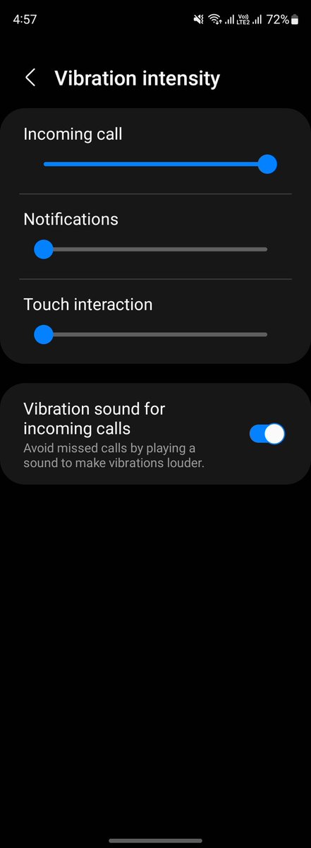 MuhammadHaredi's tweet photo. I have a feeling that Samsung added the Vibration sound feature just so @MKBHD could switch to the s22 lineup. https://t.co/On4JXY11im