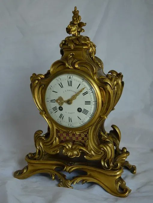 This J B Baillon Gilt Bronze Mantel Clock is for sale from Kembery Antique Clocks Ltd: buff.ly/3Aknbwd @KDClocks #antiques #antiqueclocks #clocks #mantelclock #time #timepiece #antiquetimepiece #antiqueclocksforsale #loveantiques