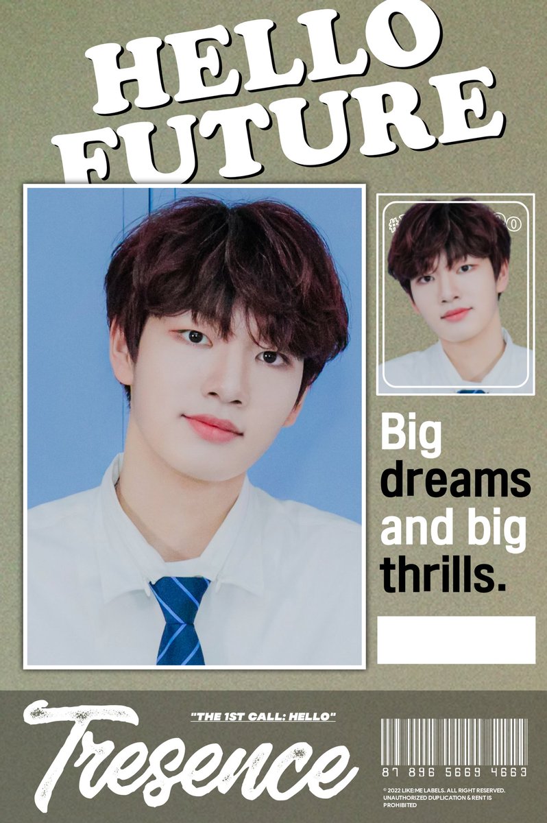 LikeMe_labels's tweet photo. TRESENCE (트레센스)
1st Mini Album
[The 1st Call: Hello Future]

Concept Photos:
[#HWANWOO _ #DOUHYUN _ #HYUNJAE _ #HITO Ver.]

2022.09.09 6PM KST
#TRESENCE #트레센스
#1st_Mini_Album
#The1stCall #Hello_Future https://t.co/zrsHXFr1JM