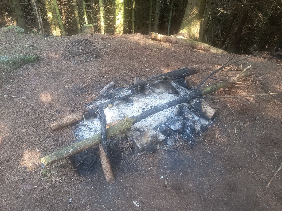 MossStu's tweet photo. Please don't have any sort of fires in these prolonged dry conditions. Just attended this one with Scarborough Blue in Harwood Daleforest. @ScarboroughFir2 @gazetteherald @theyorkmix @GHRYork https://t.co/w8IpjePOW8