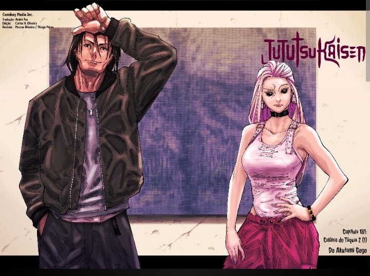 MANGAPlusBR's tweet photo. Capítulo 195 de Jujutsu Kaisen já está disponível no site e aplicativo do MANGA Plus em PT-BR.

Título: Colônia de Sakurajima (5)
Link: https://t.co/yE2Ab99A05 https://t.co/il2nfjynV0