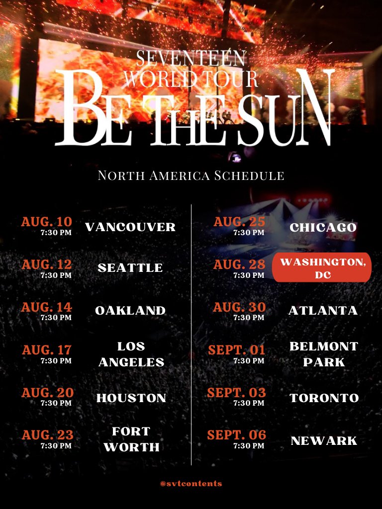 pledis_17 2022 SEVENTEEN World Tour [BE THE SUN] in WASHINGTON, DC