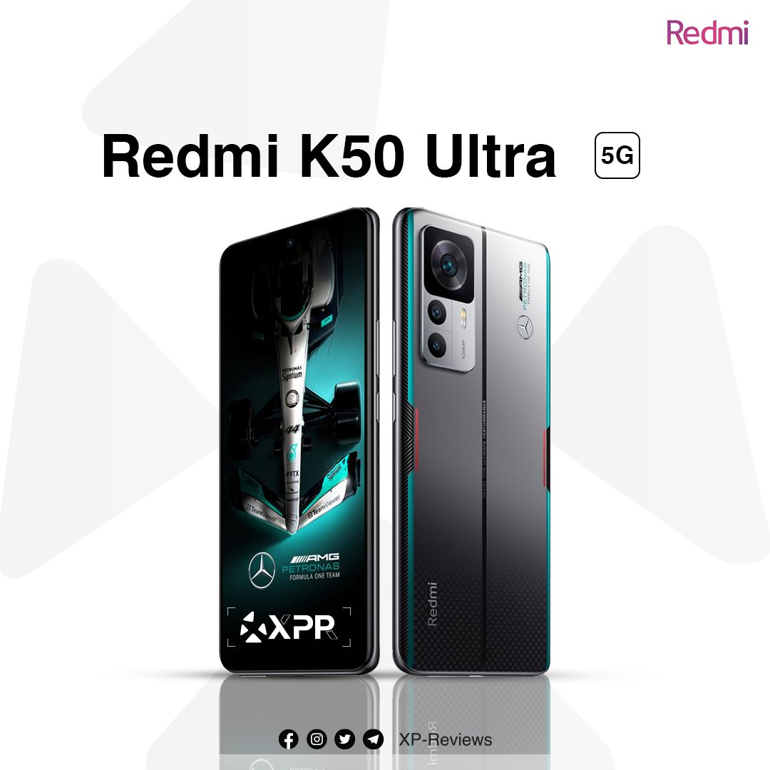 xp_reviews's tweet photo. #هواتف_شاومي

◀ شركة شاومي أعلنت عن هاتف Redmi K50 Ultra 5G في الصين، يأتي الهاتف مع أحدث معالجات كوالكوم Snapdragon 8+ Gen 1.

▪ مواصفات &amp; سعر هاتف Redmi K50 Ultra 5G في الصور ❤👇👇

◀ إذا أعجبك المحتوى لاتبخل علينا بريتويت ❤❤️

#XPReviews
#Redmik50ultra
#redmi https://t.co/dmZYUzpdCe