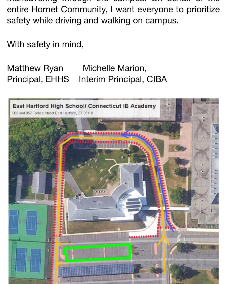 Ehhs826High's tweet photo. Follow color coded GREEN area to park prior to 7:00 a.m. https://t.co/R8NevkWWYV