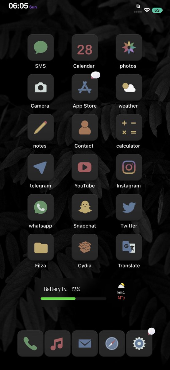 lola1zz's tweet photo. #setup for today ๐
#Exiwall by @foxfortmobile thank you for the update ๐
#boxy by @wvabrinskas
#niceBar by @NiceiOs
walls by @NickNice85 https://t.co/UgcSvmLITA