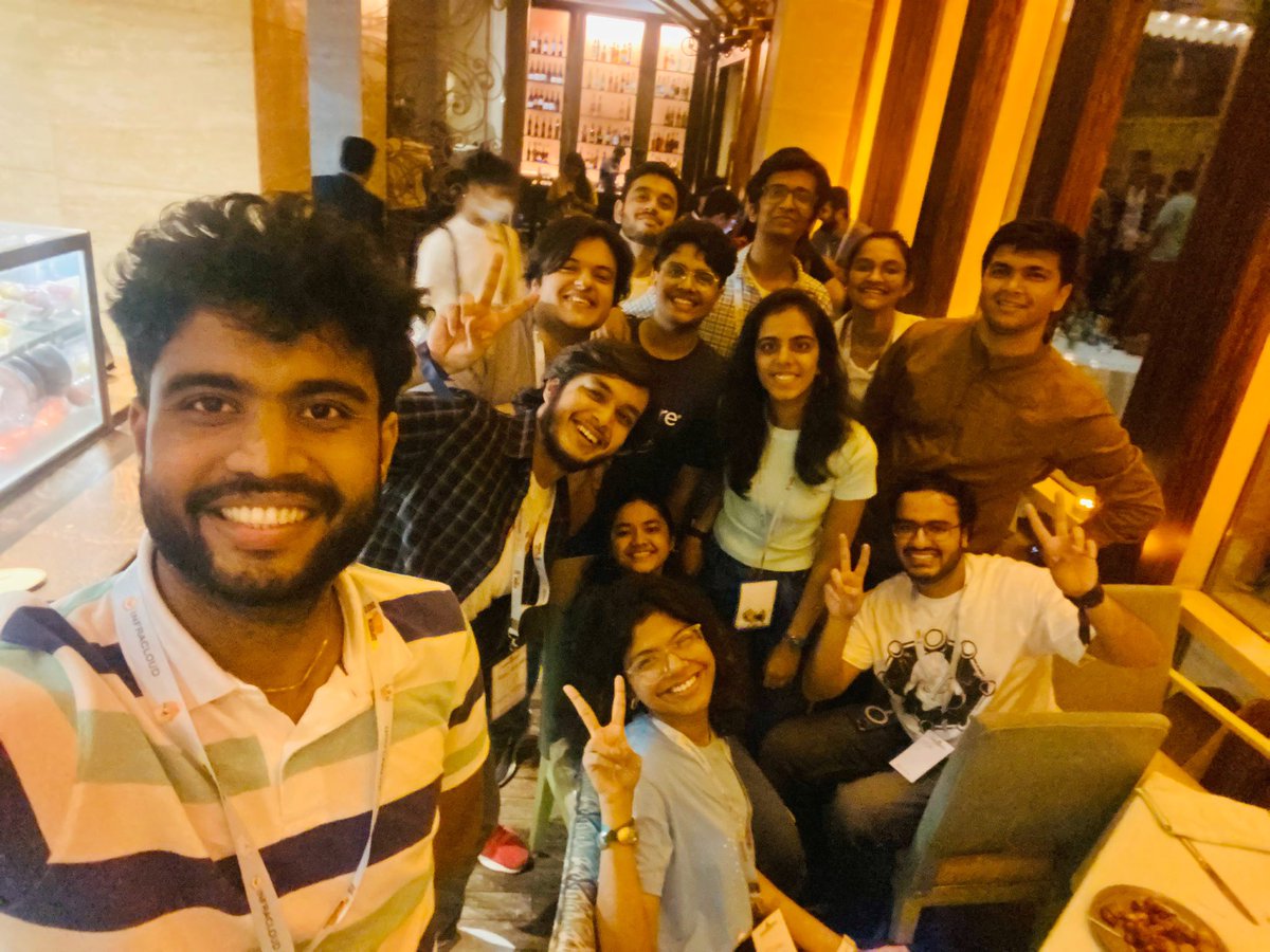 ShivkumarOple's tweet photo. Fun @GopherconIndia 2022 😎🎉

@valaparthvi 
@Rutvik_2395 
@atharvashinde_ 
@mehabhalodiya 
@alisham__ 
@TheOtherRaghav 
@MadhavJivrajani 
@jayeshstwter 
@VatsalParekh1 

#GopherConIndia #GoFriends #Golang #gopherconfindia https://t.co/GfC0BUNxr5