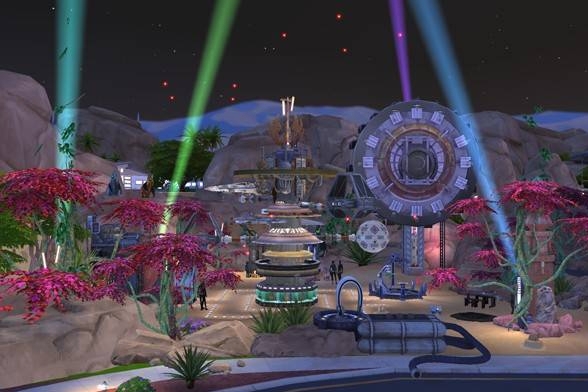 Angelsways11's tweet photo. I just shared the Alien Fun Park Lot on #TheSims4 Gallery! #angelsways1 #showusyourbuidls #NOMODS #NOTOOL #alienhomeworld #thesims4 https://t.co/7UhZ6aB5M3
