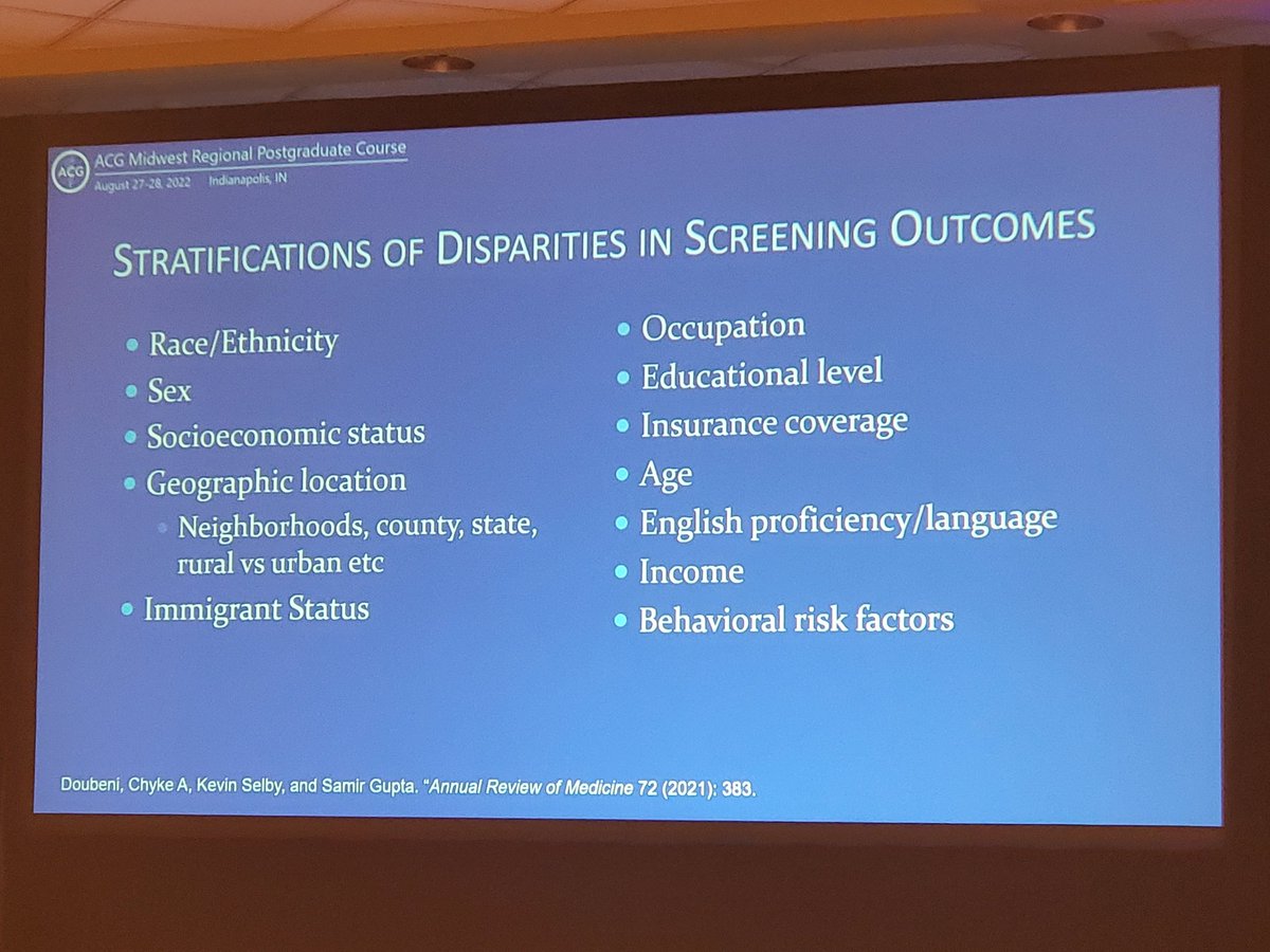 IBD_Afzali's tweet photo. @DrR_Williams Presents on Disparities #CRC Screening
🔦Lower screen rates by poverty level
🔦Disparities are multi-factorial
🔦"Zip code much more important than genetics when it comes to outcomes"
🔦Address SDOH-Patient, Family, Organization, Policy & Community
#ACGRegionals https://t.co/HHiNlk7pu4