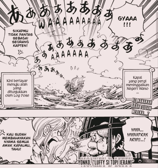 #OnePiece1058 legal sudah rilis di app/web Mangaplus.

Bahasa Indonesia :    mangaplus.shueisha.co.jp/viewer/4000074