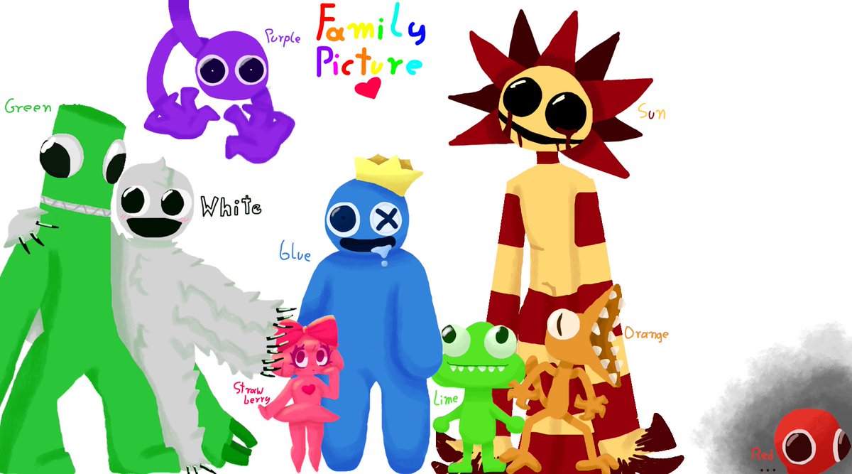 Rainbow friends fanart on the spray paint game! : r/RainbowFriends