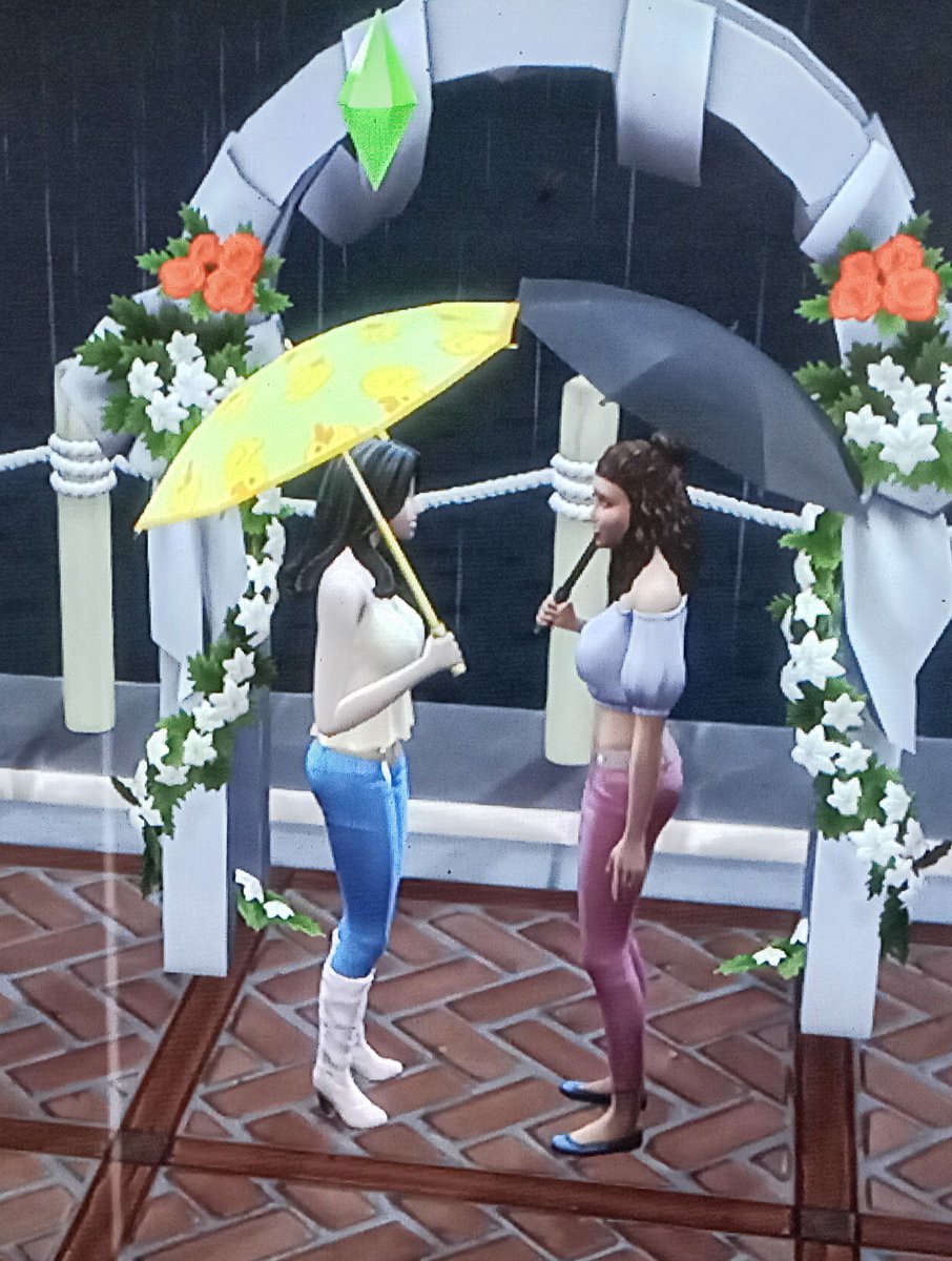 Theriakinity's tweet photo. Awinita Black has married her girlfriend, Makena! They have adopted a baby girl, a toddler, and they named her Elunia. Meaning Promise. They promise to build a beautiful life together! #sims4 #simsstories #ps4 #lesbiansims #asexualsims #nativeamericansim #africanamericansim https://t.co/eMGOzvYDmL