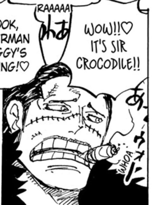 me this entire chapter 😭😭😭 i'm so happy he's back… 🐊💕 #onepiece1058 