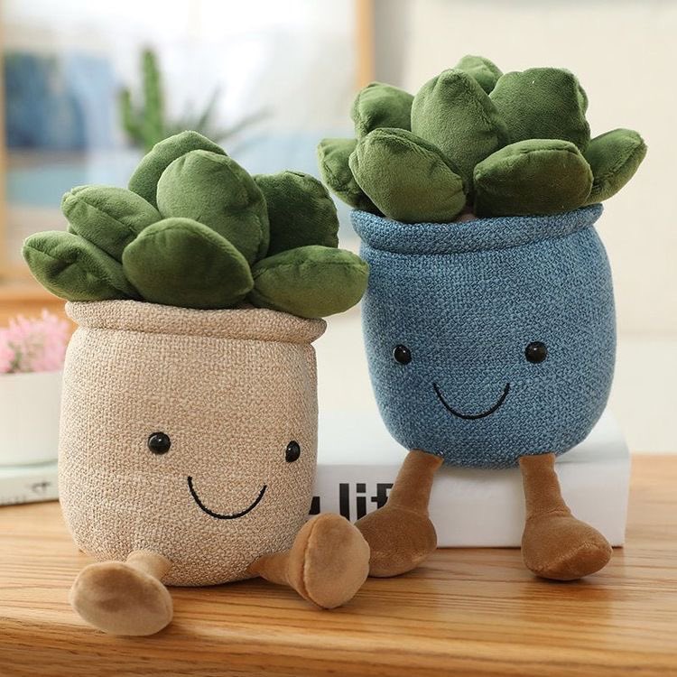 SoftnessDaily's tweet photo. plant plushies 🎀 https://t.co/gICUoZ6maj