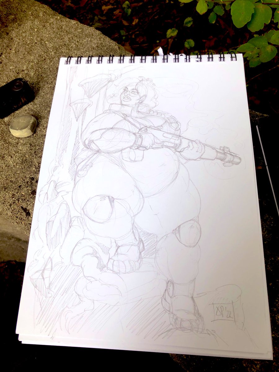 expandix's tweet photo. Beeing outside and doodeling a bit
Hope you have a great Sunday.
#doodle #traditionaldrawing #fatcharacters #ssbbw #feedism #pencilart #fatfantasy #expandixart https://t.co/7ZiOzSamDx