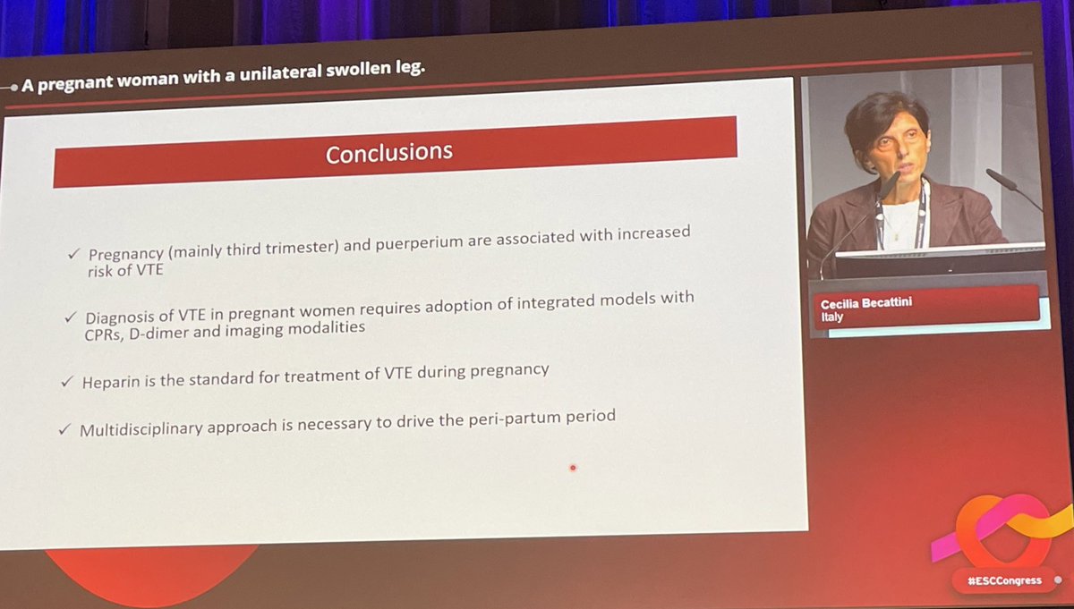 biljana_parapid's tweet photo. & Dr Cecilia Becattini ๐ฎ๐น gives a ๐ซ overview of #DVT in a 31y old ๐คฐ๐ป #worman:
๐ messages โฌ๏ธ & pls, visit for entire session:
https://t.co/dkzE6hHnNP
#CVDwomen #ESCCongress #Diversity #ABCardio4Moms #Pregnancy
@aayshacader @JGrapsa @judbacke @ZainabDakhil2 @EkateriniL https://t.co/Xe3UJ36ako