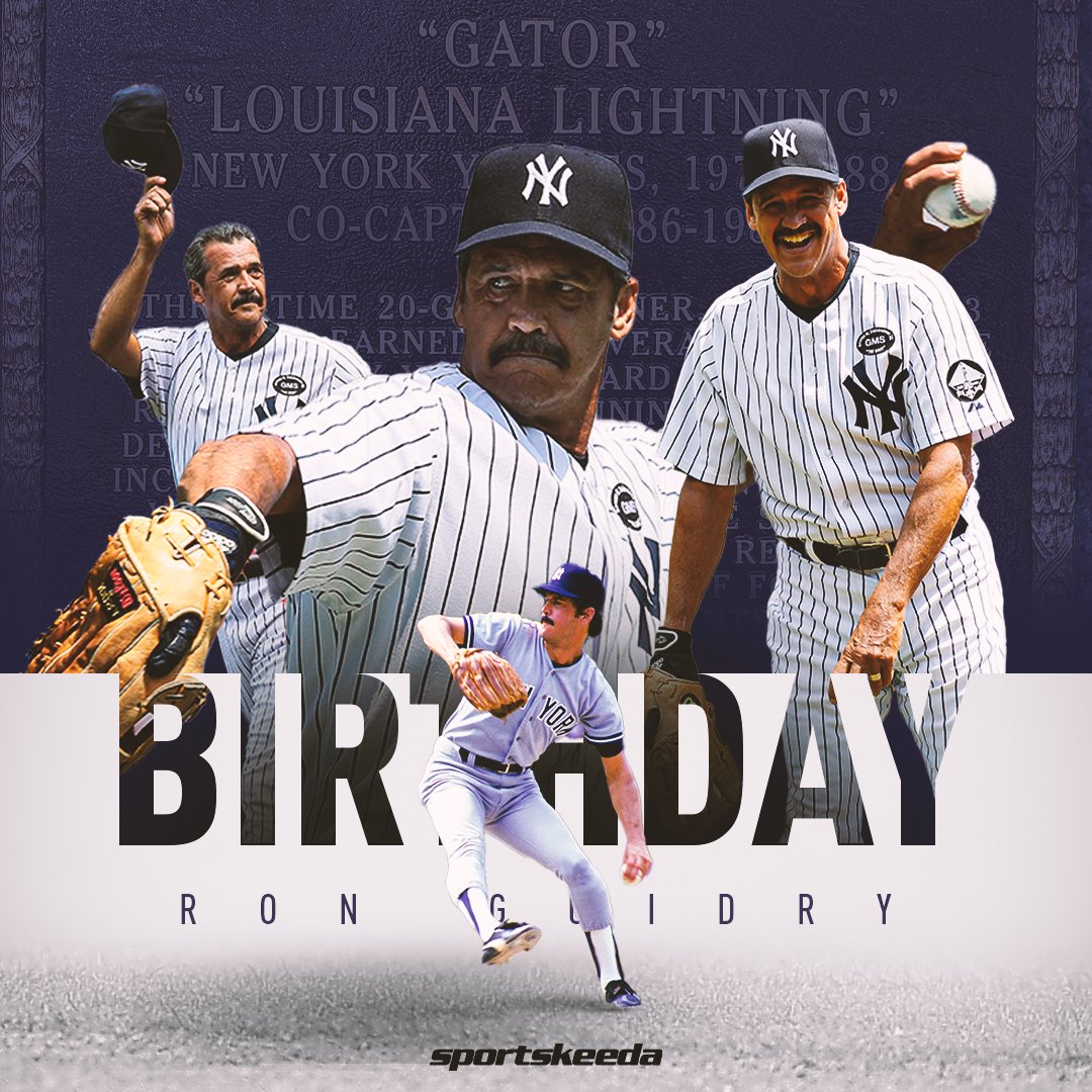 Happy 72nd Birthday to Ron Guidry Cy Young 4x All-Star 2x World Series 5x Gold Glove 2x ERA Title ML PoY 