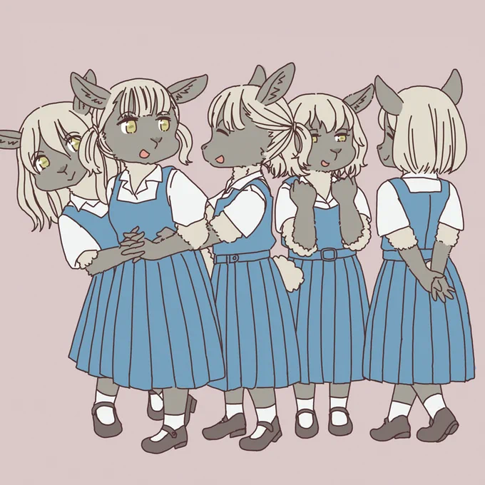 サフォーク種の夏休み明け 