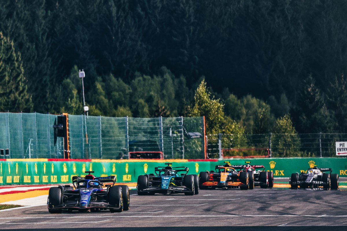 Alex Albon. Racer. Point scorer. Train driver 🚂

#WeAreWilliams #BelgiumGP