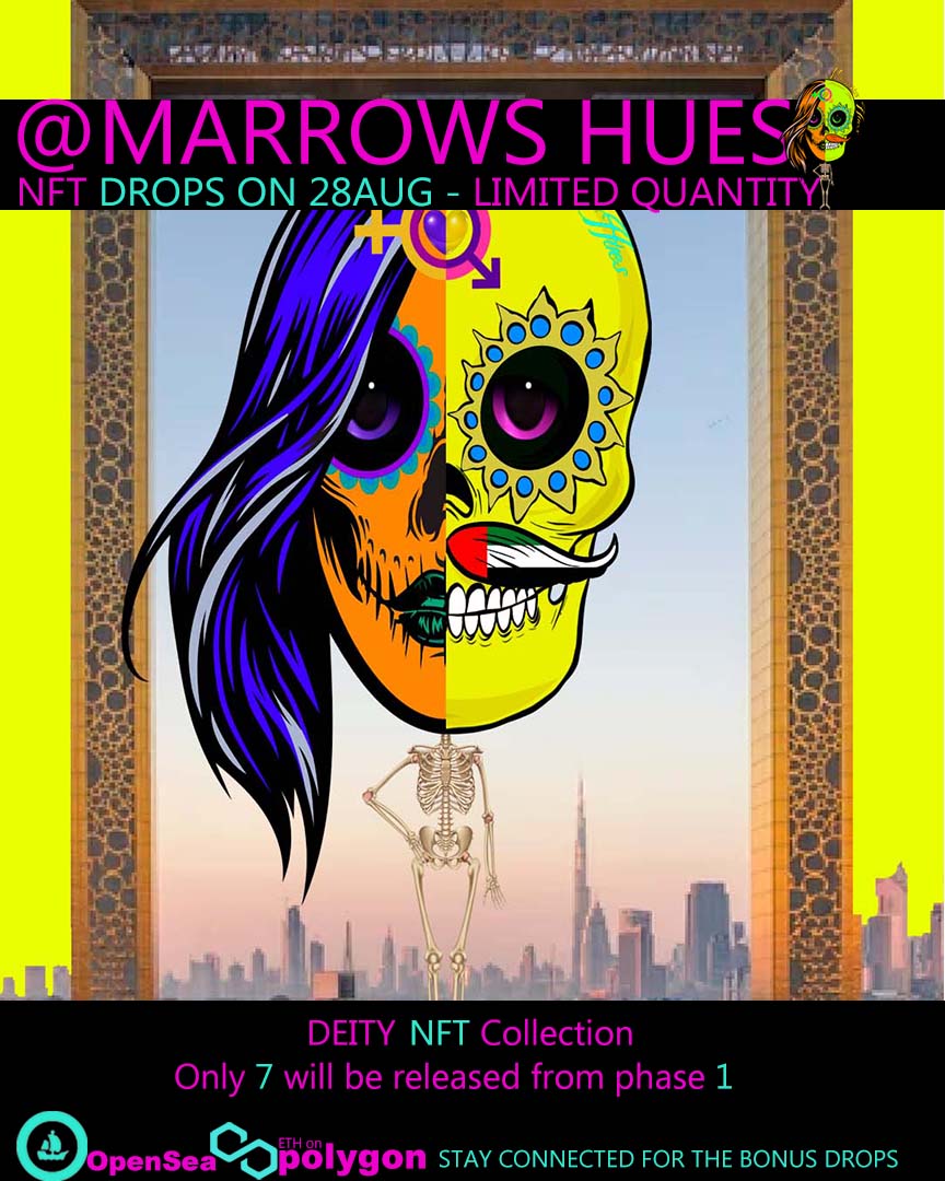 Marrowshues's tweet photo. @Mongoose_Club @marrowshues NFT🎉LISTED🎉on https://t.co/EfUnrm864d
Marrows Hues Deity Collection... Be the first to collect 1 or all of these limited editions... @opensea @polygondotcom https://t.co/uRPnul7eUk