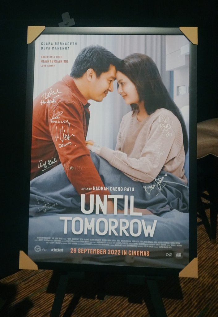 devalova_'s tweet image. Official Poster Until Tomorrow
Mulai tayang 29 September 2022 di bioskop
@DevaMahenra