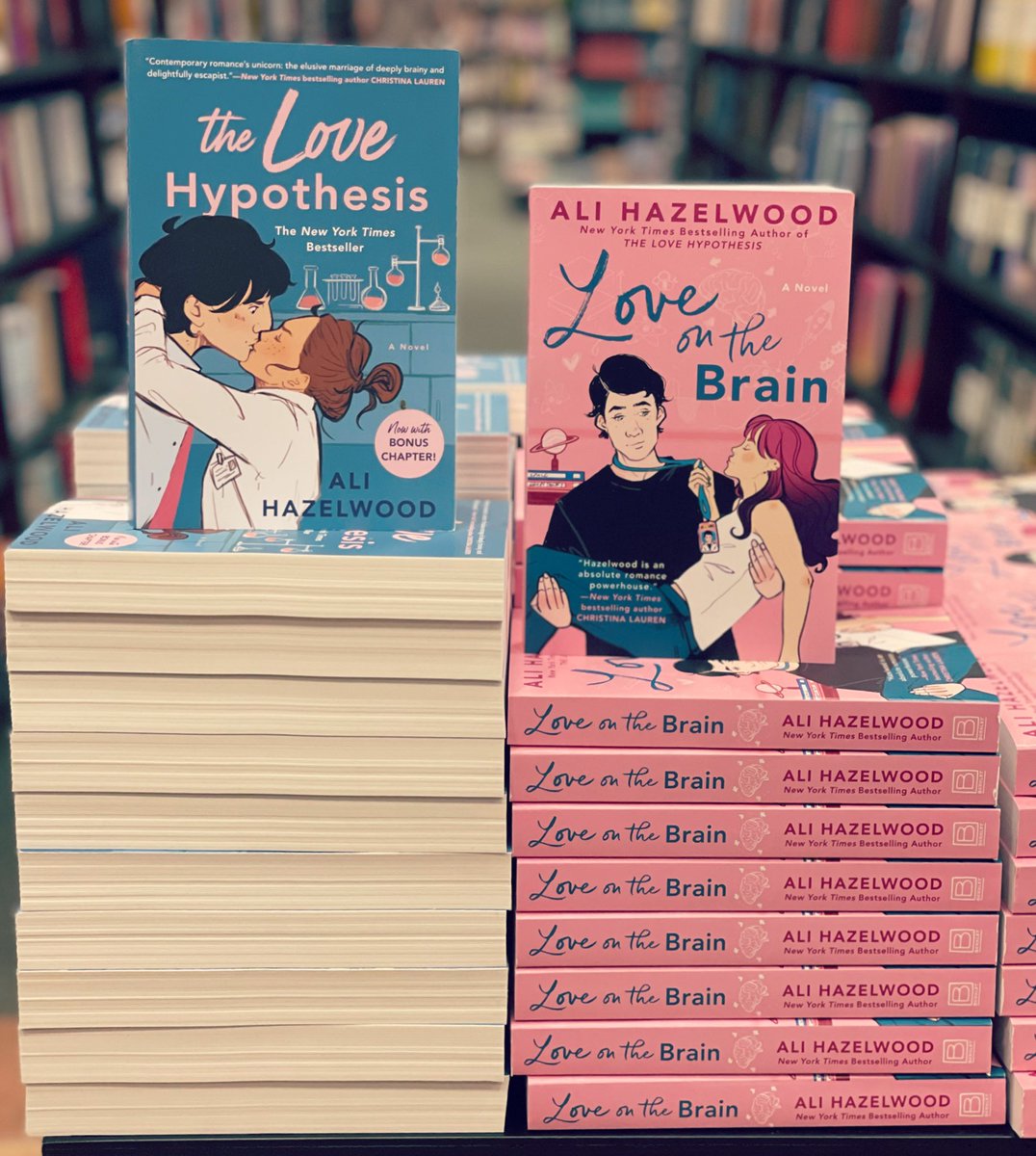 Not ready to give up on love? Check out Ali Hazelwood’s newest romp! #loveonthebrain #lovehypothesis